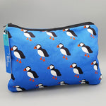 Load image into Gallery viewer, Puffin Accessories Bag Handmade by Blue Ranchu Designs