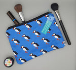 Load image into Gallery viewer, Puffin Accessories Bag Handmade by Blue Ranchu Designs