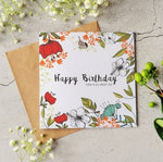 Load image into Gallery viewer, Floral Happy Birthday 'Today it's all about you' Cards designed by Ilana Ewing
