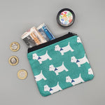 Load image into Gallery viewer, Westie Purse Handmade by Blue Ranchu Designs