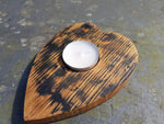 Load image into Gallery viewer, Whisky Barrel Heart Tea Light