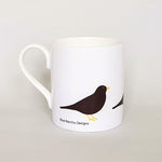 Load image into Gallery viewer, Garden Birds Bone China Mugs by Blue Ranchu Designs