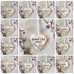 Load image into Gallery viewer, Botanical Keepsake Hearts Handmade Ceramics by Deborah Cameron - Made in Scotland