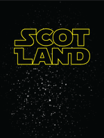 Load image into Gallery viewer, Scotland Galaxy T-Shirt - Brave Scottish Gifts