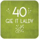 Load image into Gallery viewer, Birthday Age Scottish Coasters by Truly Scotland