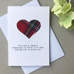 Load image into Gallery viewer, Romantic Handmade Scottish Cards Made in Scotland by Hiya Pal
