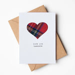 Load image into Gallery viewer, Romantic Handmade Scottish Cards Made in Scotland by Hiya Pal