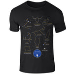 Load image into Gallery viewer, Scotus Noctu - Scotland at Night T-Shirt by Brave Scottish Gifts