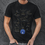 Load image into Gallery viewer, Scotus Noctu - Scotland at Night T-Shirt by Brave Scottish Gifts