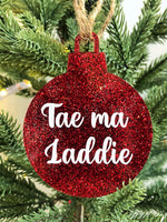 Load image into Gallery viewer, *Scottish Christmas Baubles Designed by Brave Scottish Gifts