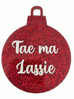Load image into Gallery viewer, *Scottish Christmas Baubles Designed by Brave Scottish Gifts
