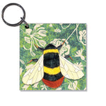 Load image into Gallery viewer, Bumble Bee Wild Wood Keyrings designed by Perkins & Morley