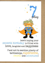 Load image into Gallery viewer, Kids Birthday Dandelion Age 2-10yrs Cards