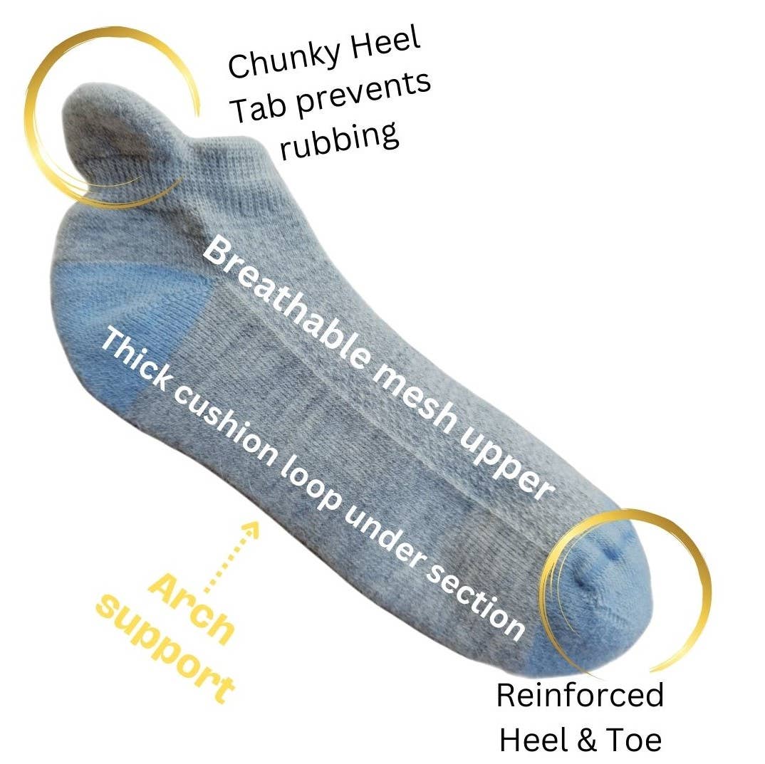 NEW Men’s Alpaca Running Socks – Charcoal