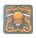 Brave Single Coaster - Highland Cow