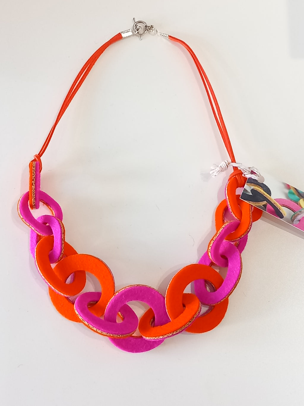 Strata Link Felt Necklaces by Syrah Jay