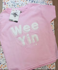 *Wee Yin - Pink: Kids Scottish T-Shirt designed by Brave Scottish Gifts