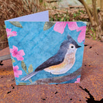 Load image into Gallery viewer, Michigan Bird Card Blue - Blank Inside Card JC-02
