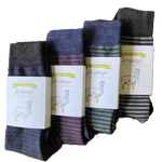 Load image into Gallery viewer, Ladies Alpaca Stripey Socks

