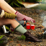 Load image into Gallery viewer, Ladies Alpaca Stripey Socks
