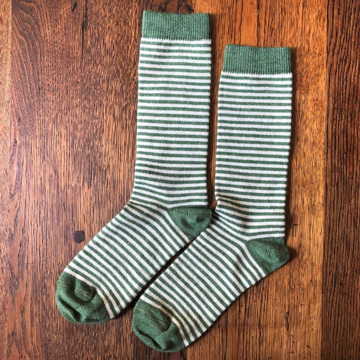 Ladies Alpaca Stripey Socks