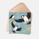 Load image into Gallery viewer, Puffins  - Everyday Illustrated Nature Card (Blank Inside)
