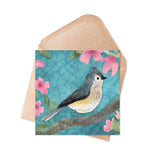 Load image into Gallery viewer, Michigan Bird Card Blue - Blank Inside Card JC-02
