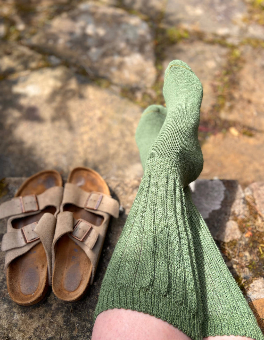NEW COLOURS Alpaca Rib Cushion Socks - UK Size 4-7
