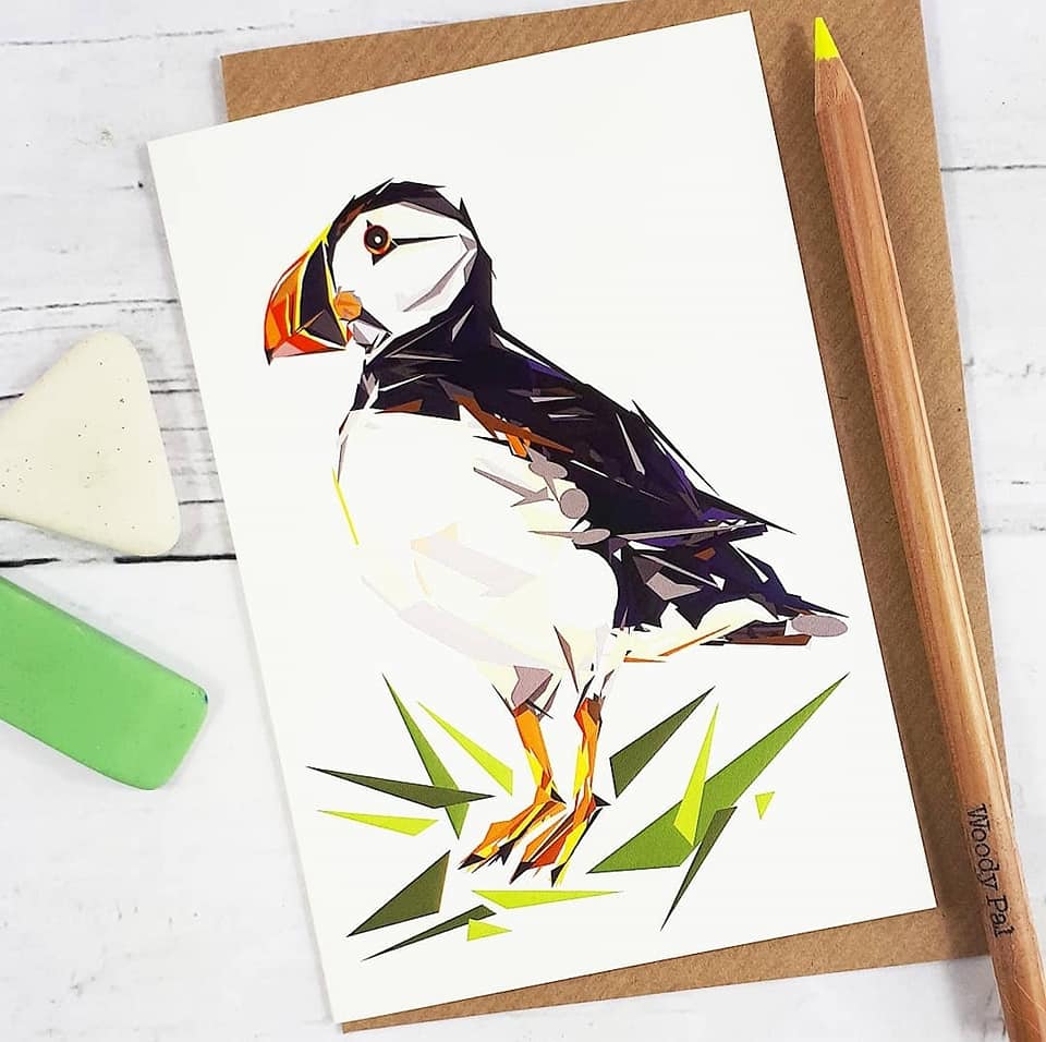 Puffin Cards designed by Louise Jennifer Design