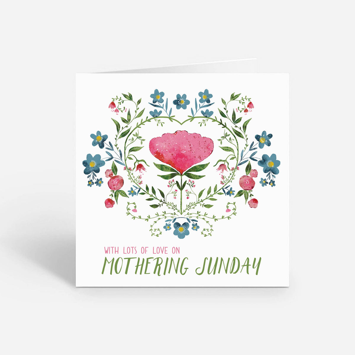 With Lots of Love on Mothering Sunday Greeting Card RC20