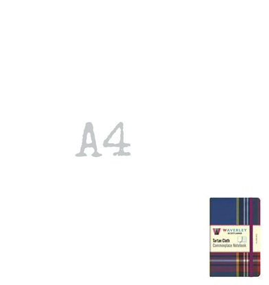 TARTAN CLOTH NOTEBOOK POCKET: MACBETH