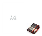 Load image into Gallery viewer, TARTAN CLOTH NOTEBOOK MINI WITH PEN: KINLOCH ANDERSON CASTLE GREY
