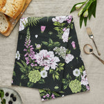 Load image into Gallery viewer, Summer Garden - Tea Towel - Dark Green
