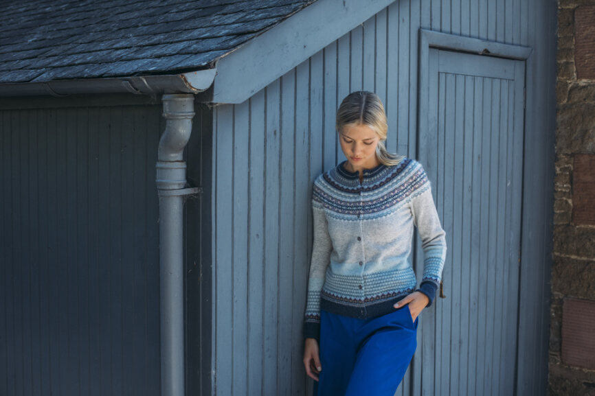 *Restock Autumn'25* ARCTIC Alpine Cardigan 96% Merino Lambswool / 4% Angora designed by ERIBÉ Knitwear