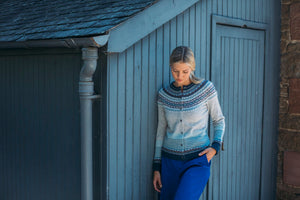 NEW  - ARCTIC Alpine Cardigan 96% Merino Lambswool / 4% Angora designed by ERIBÉ Knitwear