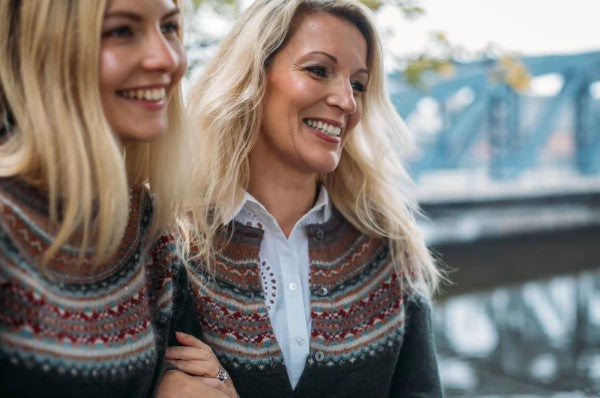 BRACKEN Alpine Cardigan 96% Merino Lambswool / 4% Angora designed by ERIBÉ Knitwear