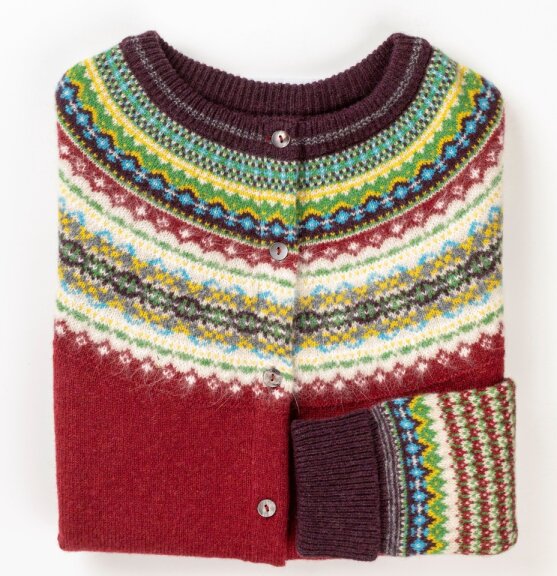 NEW  - HEMLOCK Alpine Cardigan 96% Merino Lambswool / 4% Angora designed by ERIBÉ Knitwear