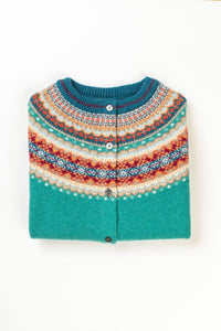 NEW 'Emerald' Alpine Short Cardigan 100% Merino Lambswool designed by ERIBÉ Knitwear