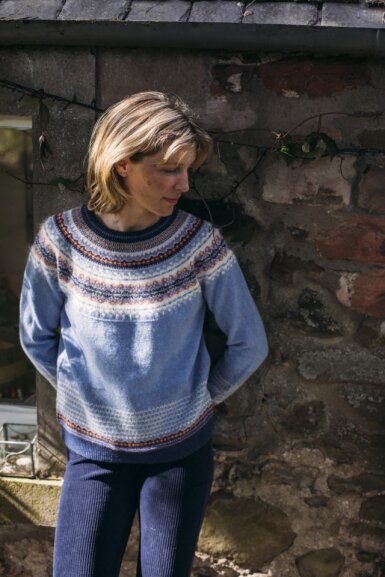 IRIS Alpine Sweater 96% Merino Lambswool / 4% Angora designed by ERIBÉ Knitwear