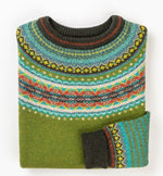Load image into Gallery viewer, NEW STOCK - MOSS Alpine Sweater 96% Merino Lambswool / 4% Angora designed by ERIBÉ Knitwear
