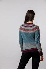 Load image into Gallery viewer, NEW STOCK - Oldrose Alpine Sweater 96% Merino Lambswool / 4% Angora designed by ERIBÉ Knitwear
