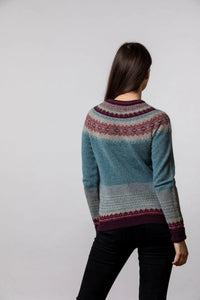 NEW STOCK - Oldrose Alpine Sweater 96% Merino Lambswool / 4% Angora designed by ERIBÉ Knitwear
