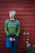'MOSS' Alpine Short Sweater' 100% Merino Lambswool designed by ERIBÉ Knitwear