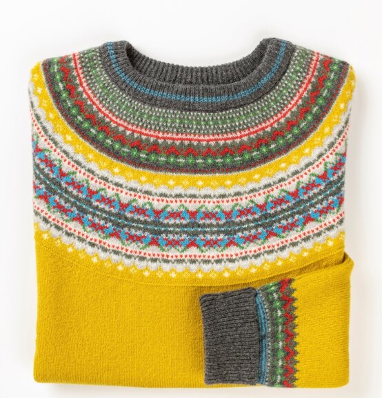 NEW Stock 'Piccalilli Alpine Short Sweater' 100% Merino Lambswool designed by ERIBÉ Knitwear