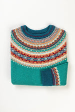 Load image into Gallery viewer, NEW STOCK &#39;Emerald&#39; Alpine Short Sweater 100% Merino Lambswool designed by ERIBÉ Knitwear
