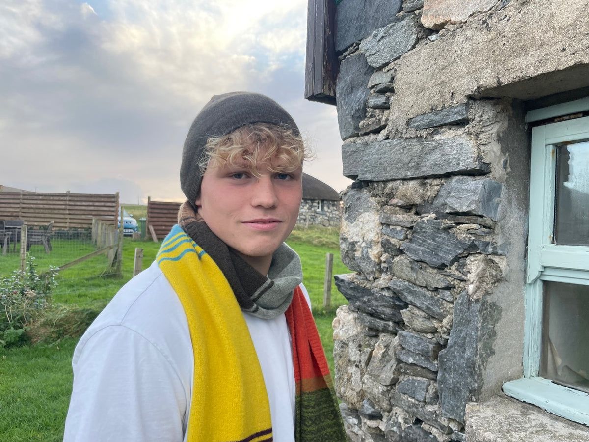 Autumn Winter 24 Alloa Beanie Hat Made in Scotland by Eribe