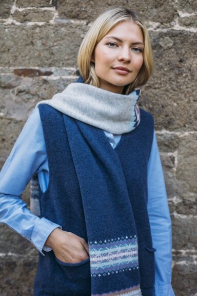 Alloa Merino Lambswool Scarves - Made in Scotland by Eribe Knitwear