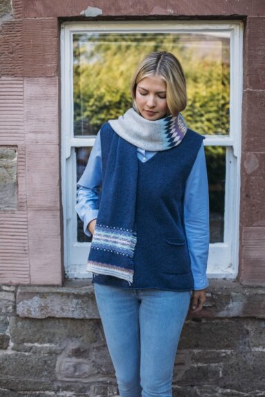 NEW Alloa Merino Lambswool Scarves - Made in Scotland by Eribe Knitwear