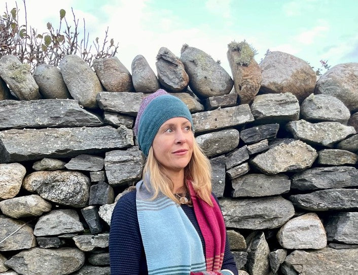 Autumn Winter 24 Alloa Beanie Hat Made in Scotland by Eribe