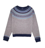 Load image into Gallery viewer, NEW Stock &#39;ARCTIC&#39; Alpine Short Sweater&#39; 100% Merino Lambswool designed by ERIBÉ Knitwear
